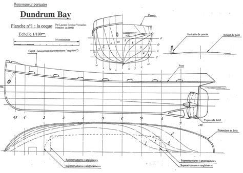 boat blueprints mini tugboat plans  joy studio design