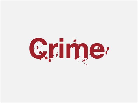 crime logotype logotype design graphic design typography  logo