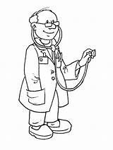 Coloring Pages Occupation Kids Popular Professions sketch template