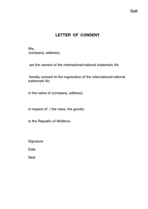 parental consent letter template samples letter template collection