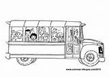 Autobus Magico Recortar Pegar Dibujar Laminas sketch template