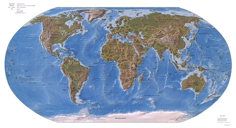 large detailed political map   world  relief  capitals  world mapsland