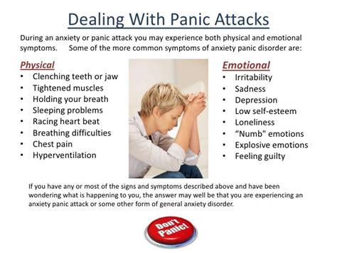 dealing  panic attacks