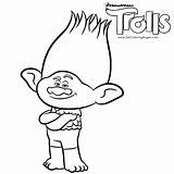 Trolls Branch Coloring Pages Printable Troll Info Book Sheets Kids Poppy Print Color Colouring Online Books Template Colour Movie Getcolorings sketch template