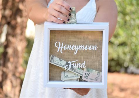 honeymoon fund wedding sign honeymoon fund box honeymoon