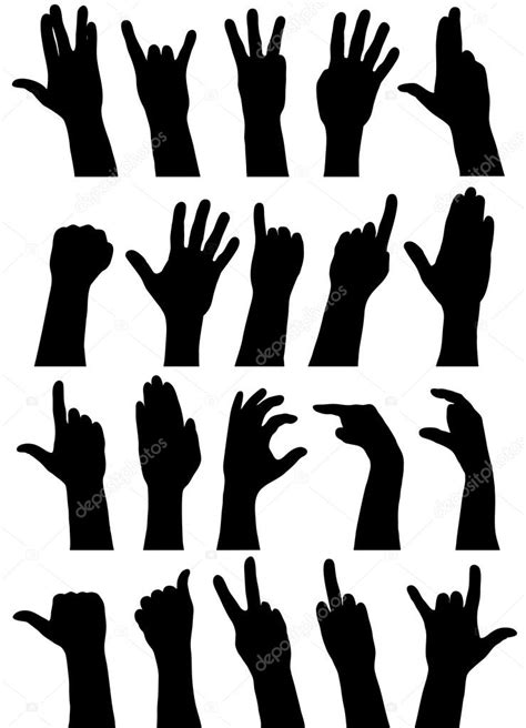hand signs stock vector image  ctawng