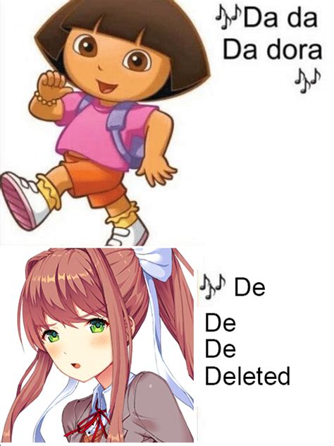 Doki Doki Literature Club Meme Monika Landscapedesign