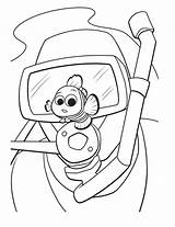 Nemo Coloring Pages Finding Krafty Kidz Center sketch template