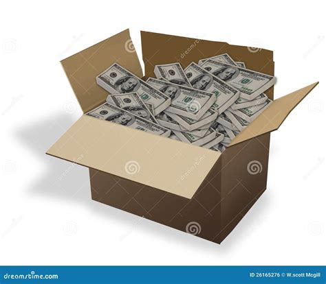 box  cash royalty  stock image image