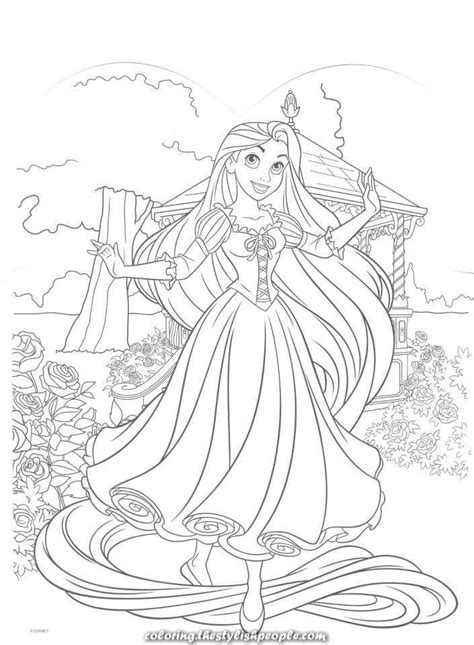 spectacular disney tangled coloring web page rapunzel coloring pages
