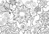 Coloring Pages Abstract Thumbnails Click Mandala Mandalas sketch template