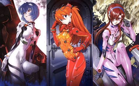 Asuka Y Rei Evangelion Wallpapers Wallpaper Cave