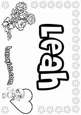 Leah Coloring Name Pages Color Says Printable Lea Print Names Hellokids Getcolorings Colorings Leanna Online Template sketch template
