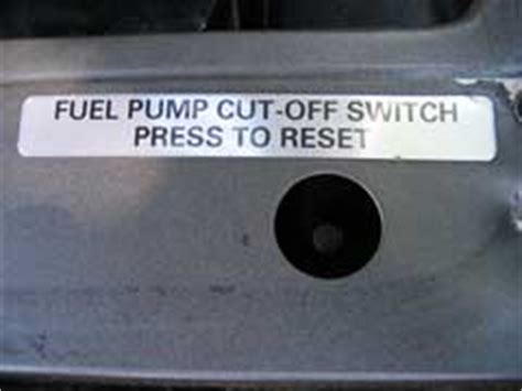 esprit fuel pump inertia switch