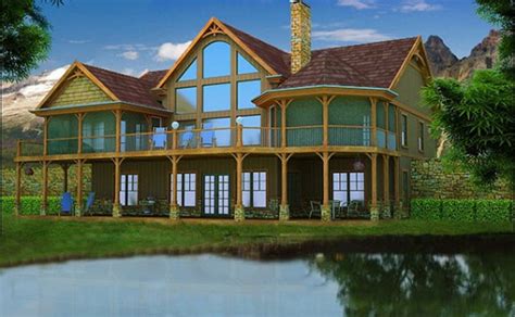 rustic cottage house plans  max fulbright designs mountain house plans lake house plans
