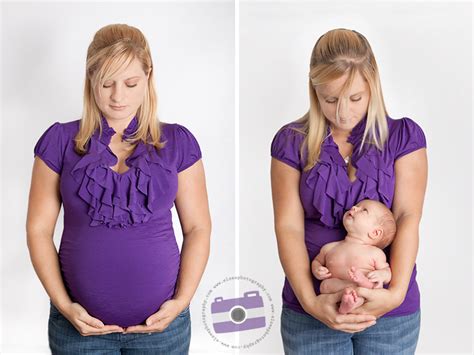 Great Before And After Pregnancy Shoot Idea Newborn Pictures Maternity