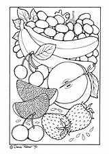 Frutta Colorare Scarica sketch template