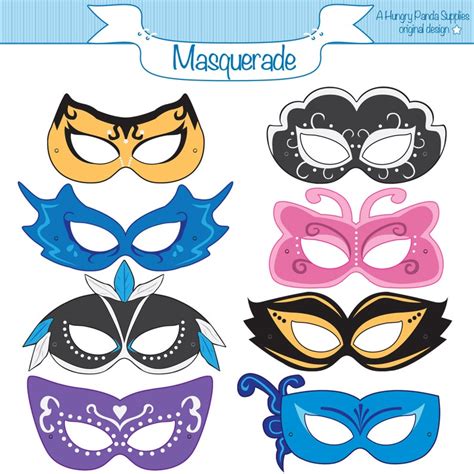 masquerade printable masks masquerade mask printable etsy