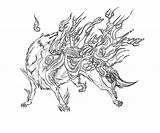 Okami Amaterasu Coloring Pages Great Another Printable sketch template