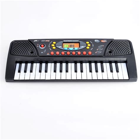 key electronic keyboard piano  microphone musical toy