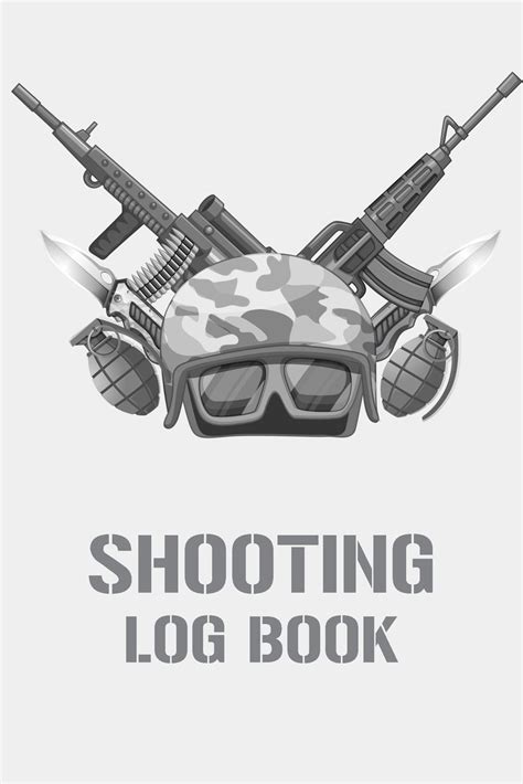 printable shooting log book template mathvsa