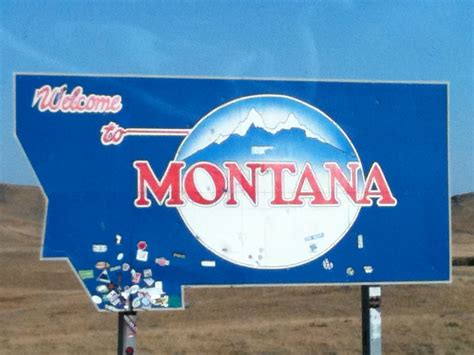 pin  michele spicer  states ive   montana state signs states
