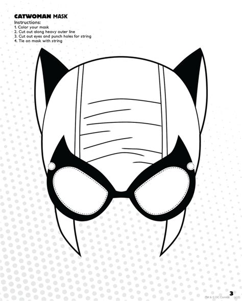 batman party mask template   page  formtemplate