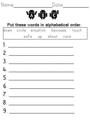 images  alphabetize words worksheets opposites worksheets