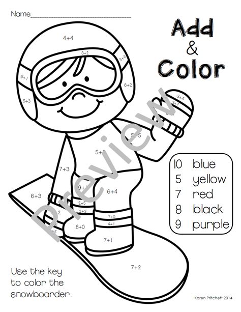 add and color up to 10 with this free coloring page it