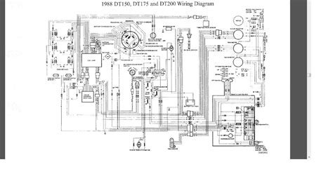 yamaha outboard electrical wiring diagram  stroke yamaha outboard
