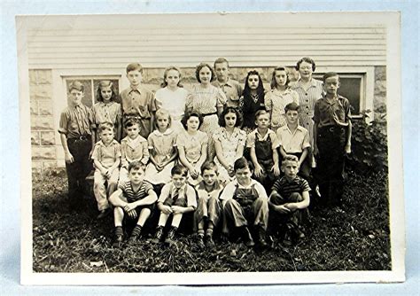 Vintage Early Class Photo 1920 S Or 30 S One Room School 5x7 Ebay