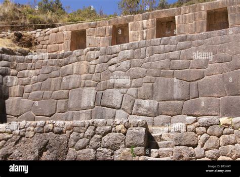 detail high quality   stone wall tambo machay cusco peru south america stock photo alamy