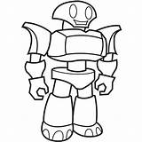 Coloring Robot Pages Clipartmag sketch template