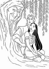 Coloring Princess Pages Allkidsnetwork Pocahontas Print sketch template