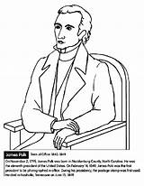James Coloring President Presidents Polk Crayola Pages Color Madison Print American Jackson Printable Getcolorings Andrew Princess Disney sketch template