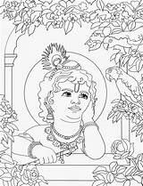 Sketch Krishna Krishan Radha sketch template