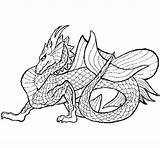 Dragon Sea Coloring Pages Dragons Wyvern Colorear Coloringcrew Template Book sketch template