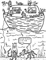 noahs ark coloring pages