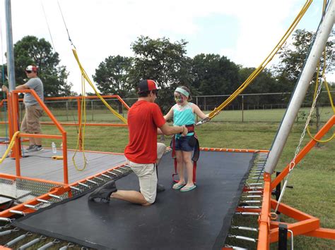 picnic master bungee trampoline jump 2 person