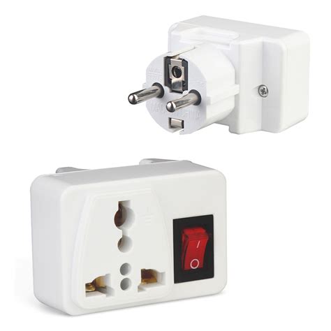 universal electric plug  onoff switch international travel charger