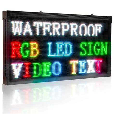 custom sign outdoor led signs rgb full color p custom multi