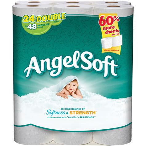 angel soft professional series double roll bath tissue white