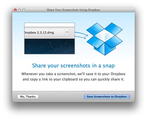 dropbox beta  mac adds automatic screenshot sharing   mac rumors