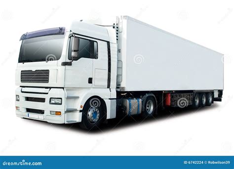 white semi truck stock images image