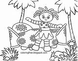 Coloring Upsy Woodlands Misplaced Totally sketch template