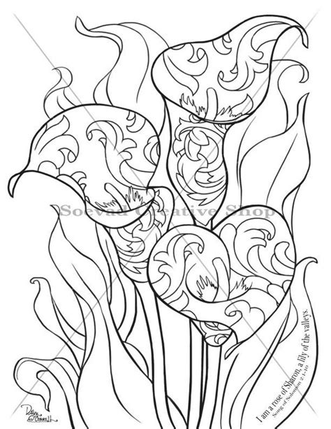 lily  coloring pages super duper coloring