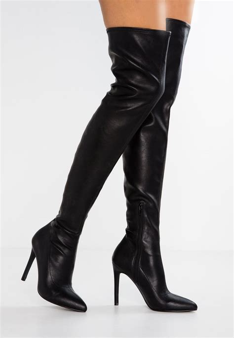 women s thigh high boots size 4 stilettos zalando uk