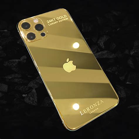 luxury  gold iphone  pro   pro max leronza