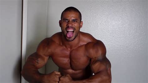 epic bodybuilder flexing  male stripper samson episode  youtube