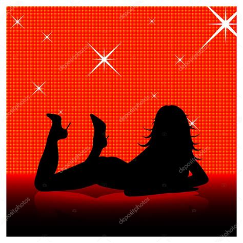 Erotic Girl Vector Background — Stock Vector © Tupia 9774508